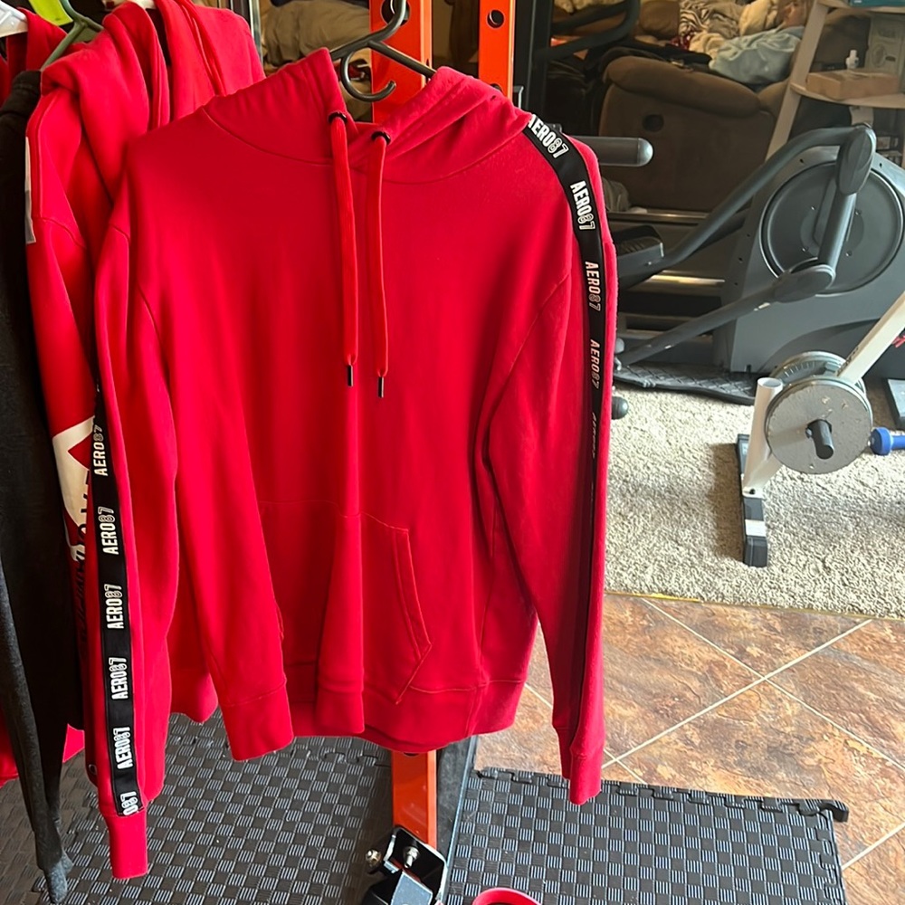 Mens Large Aeropostale red hoodie